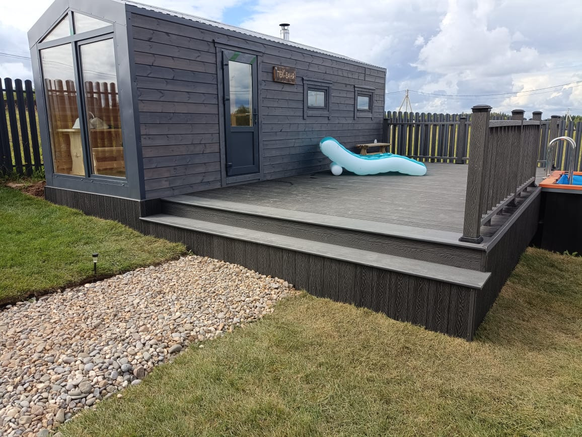 Настил у бассейна, КП Рижское лето